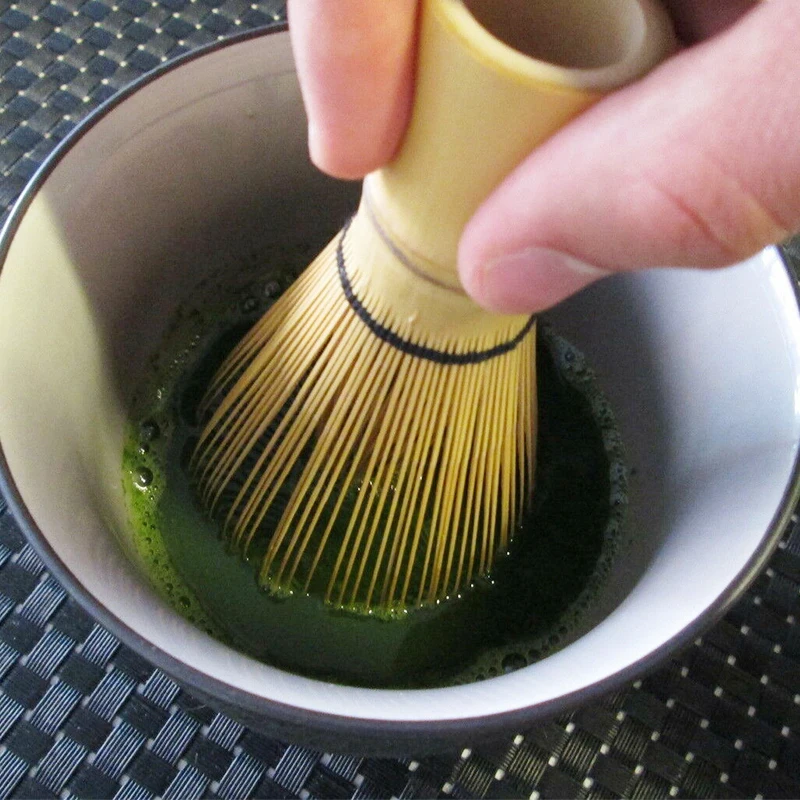 

Japanese Bamboo Matcha whisk Matches Green Tea Powder Whisk for Whippin Chasen Useful Brush Tools Tea Accessories