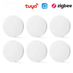 Tuya Zigbee3.0 Smart Button Scene Switch Wireless Remote Control Key Controller Multi-scene Linkage Smart Switch Smart Life Home