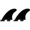 2 PCS Surf FIN F II G5 Side Fins High Quality Fiberglass Plastic Black/White/Jade Surfboard Surfing Fins 2