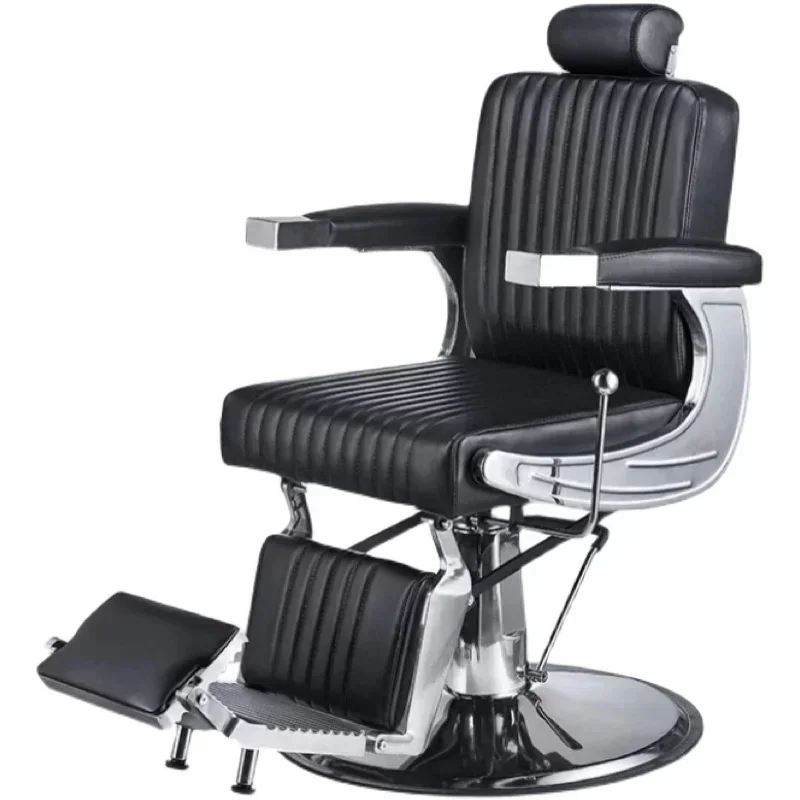 Hair Salon Dedicated Barber Chairs Recliner Retro Hairdressing Lifting Barber Chair Rotate Silla Barberia Beauty FurnitureQF50BC