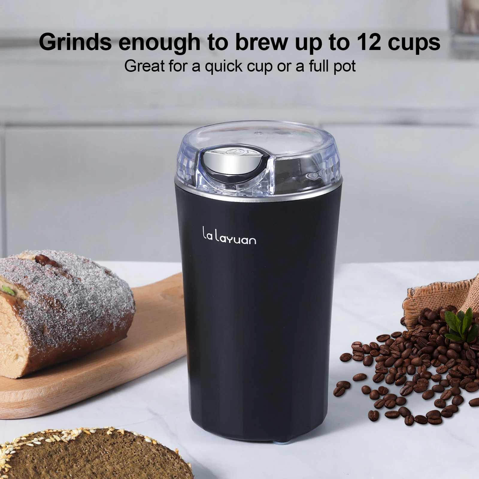 コーヒー豆グラインダー電動、フードプロセッサー、フード