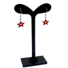 2017 New Design 316L Stainless Steel Red Five-pointed Star Dangle Earrings Wonder Women Drop Earrings in Jewelry 3