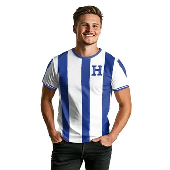 OEM Honduras Patriotic Fans Soccer Wear Football Shirt Custom Honduras Flag Retro Soccer Jersey TShirt Football Uniform T-Shirt 1