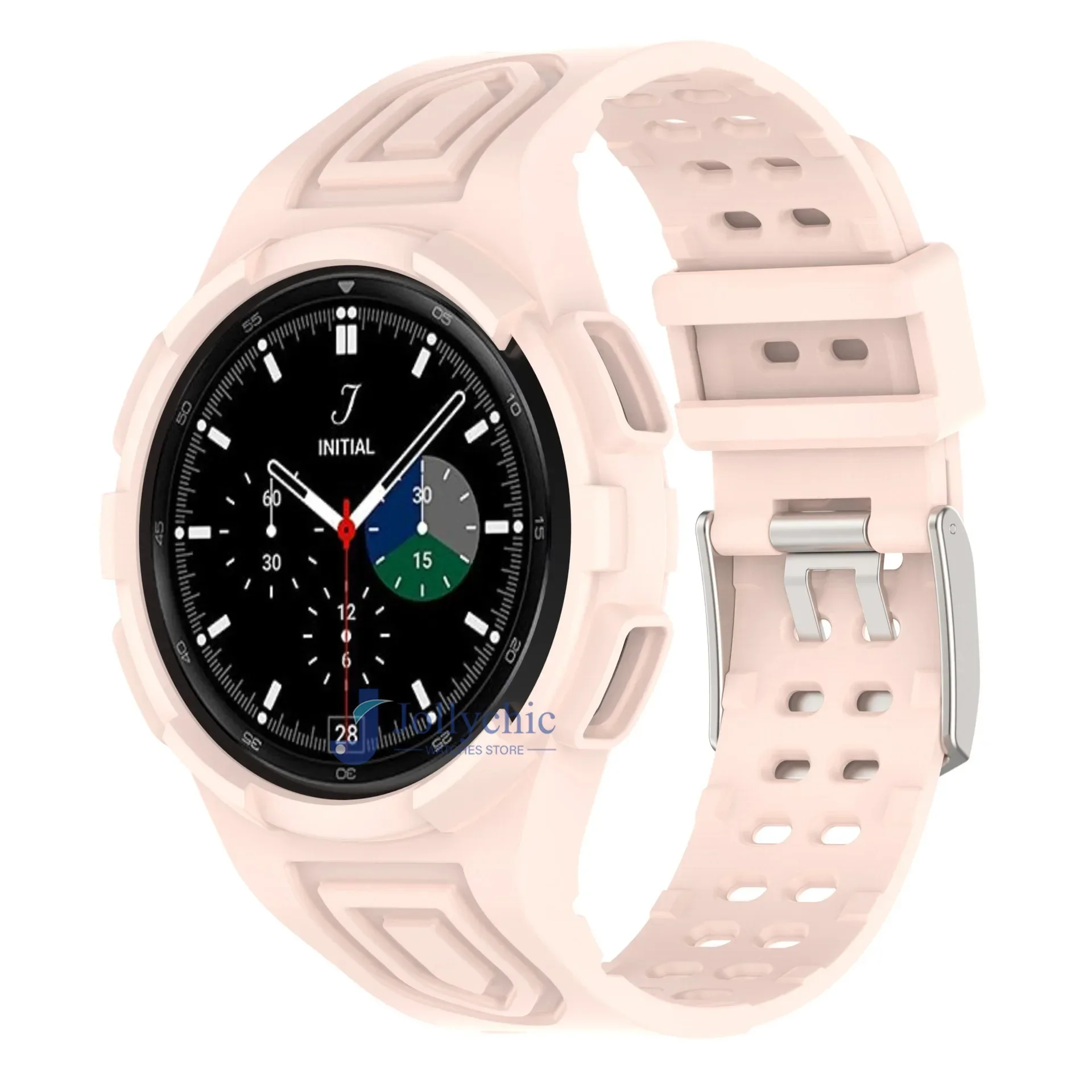 Transparent Silicone Sport Band with Protective Case