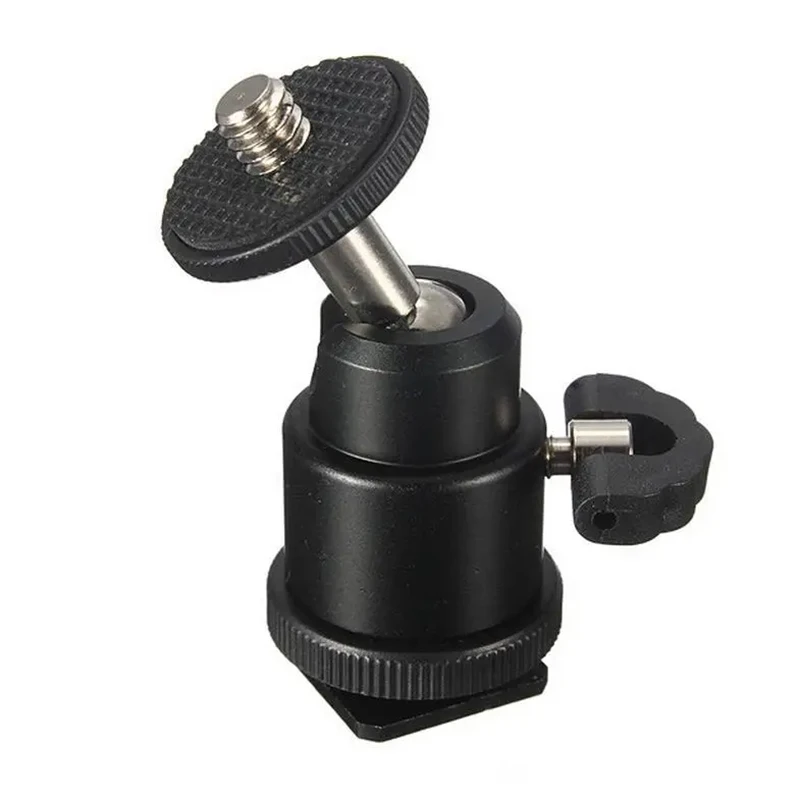 Hot Sale 1/4 Hot Shoe Adapter Cradle Ball Head with Lock for Camera Tripod LED Light Flash Bracket Holder Mount