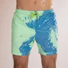 When Exposed To Water, Beach Shorts, Warm-feeling Color-changing Shorts  Hot Style Swimming Trunks That Change Color 2