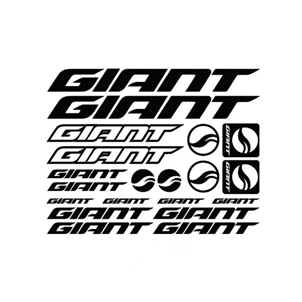 20-Pack Giant Car & Bike Stickers – Black PVC Decals, 28x22cm, For Covering Scratches & Customizing Vehicles