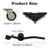 5Pcs Furniture Mover Tool Set 700KG Heavy Duty Furniture Lifter 360° Rotation Wheels Furniture Movers Labor Saving Roller Wheel 4