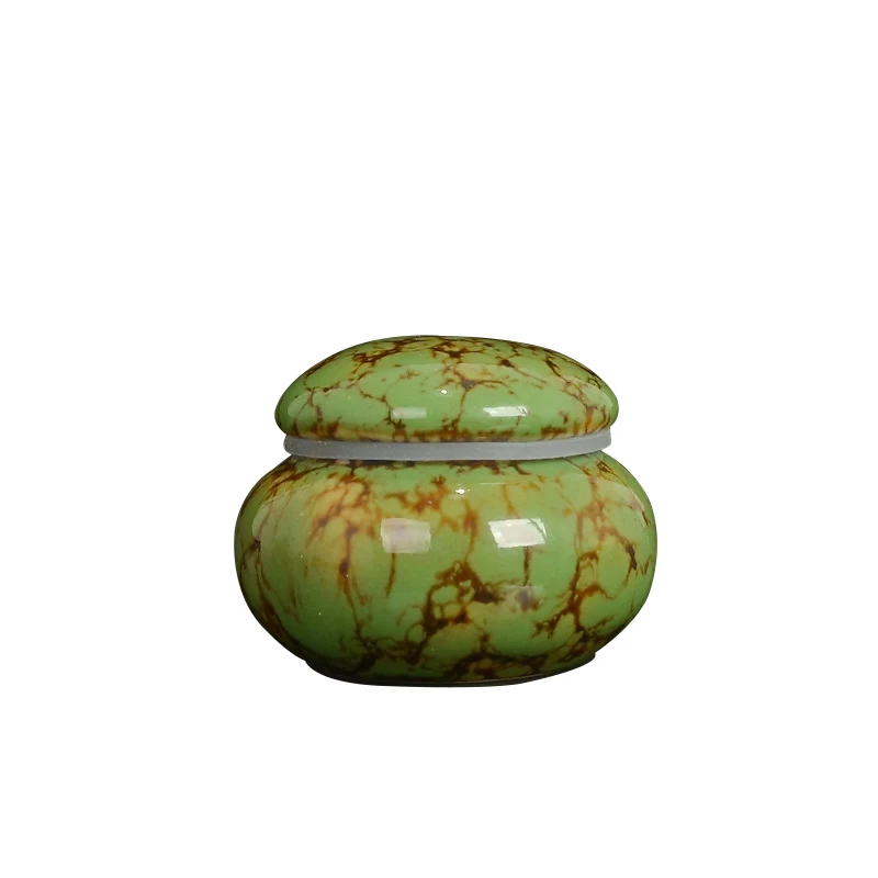 Ceramic Sealed Jar Small Tea Jar Fragrance Powder Bottle tea tin box tea canister ceramic storage jar Chinese Medicine Ointment Prescription Divided Into Porcelain Bottle