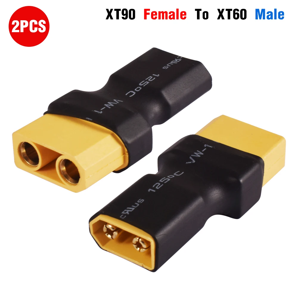 9IMOD 2/4PCS Plug XT60 XT30 XT90 T-plug Male Female Connector Adapters Plug Single Level Adanter Plug No Wires RC LiPo Battery – Image 5