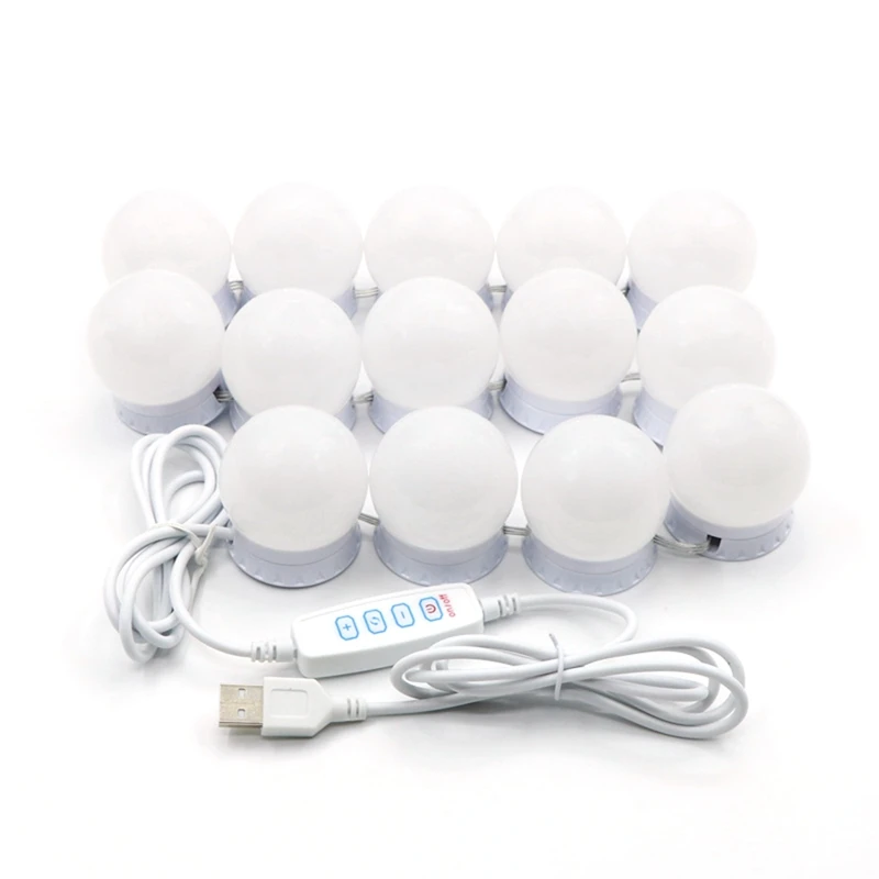 14 Dimmable Bulbs LED Vanity Mirror Lights With 10 Brightness Levels Adjustable Vanity Lights For Mirror