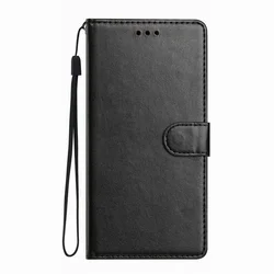 Premium Wallet Case Cover - Stylish & Durable Protection for Moto G34 (Black PI)
