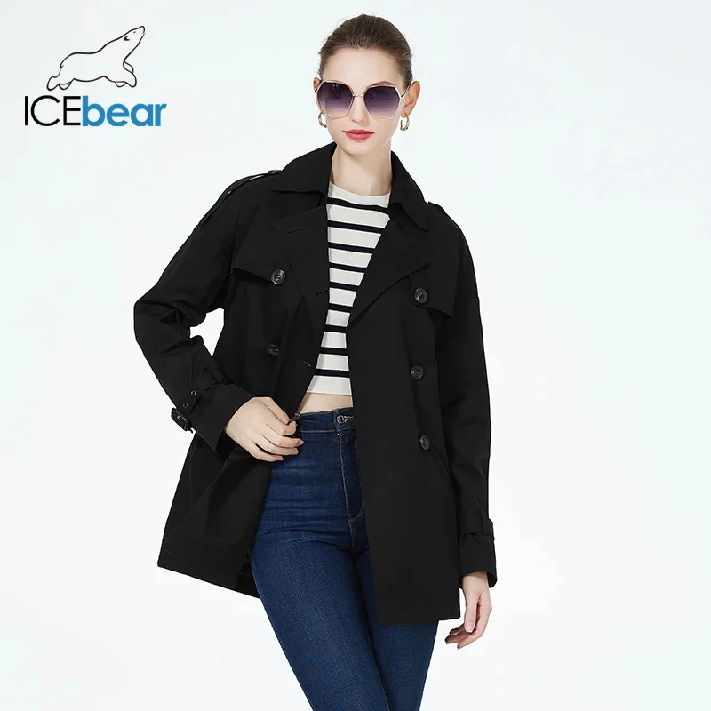 icebear-2023-new-women's-autumn-windbreaker-stylish-casual-female-short-trench-coat-brand-women-clothing-with-belt-gwf20027d