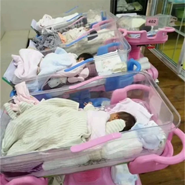 Adjustable Baby Hospital Cradle Crib Neonatal Bed Stroller 5 Adjustable Baby Hospital Cradle Crib Neonatal Bed Stroller 4