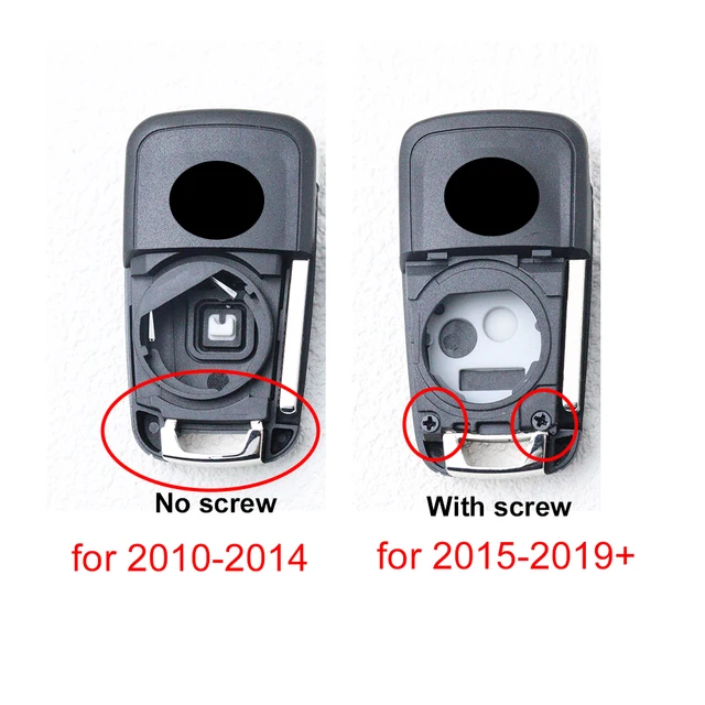 เปลี่ยน 2 3 ปุ่มกุญแจรถ Fob กรณีเชลล์สําหรับ Buick Excelle สําหรับ Chevrolet Cavalier Sail 2015 2016 2017 2018 2019 6