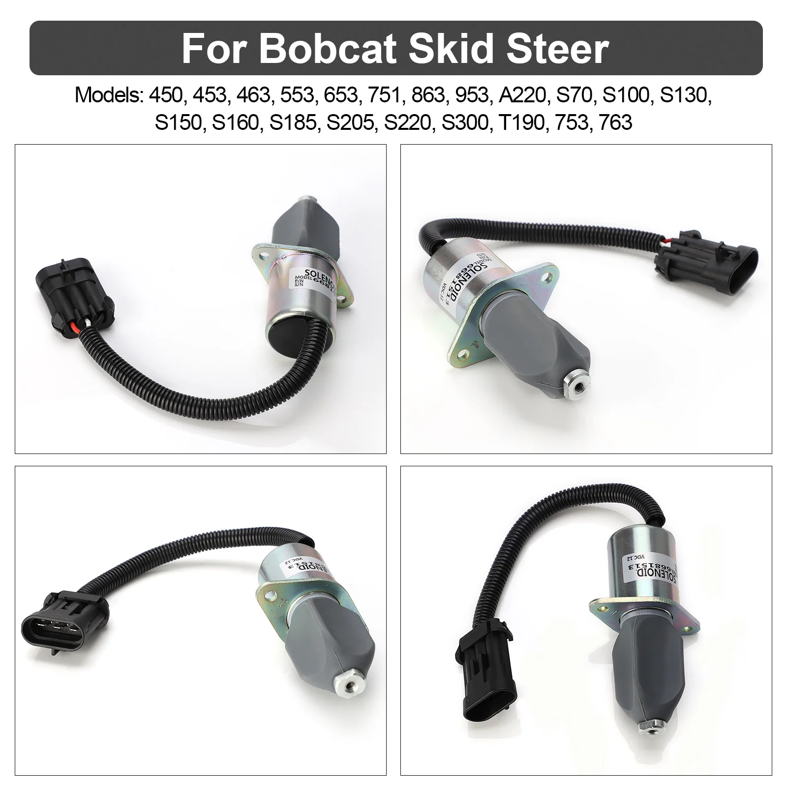Solénoïde De Coupure De Carburant 846639 Avec Joint De Remplacement