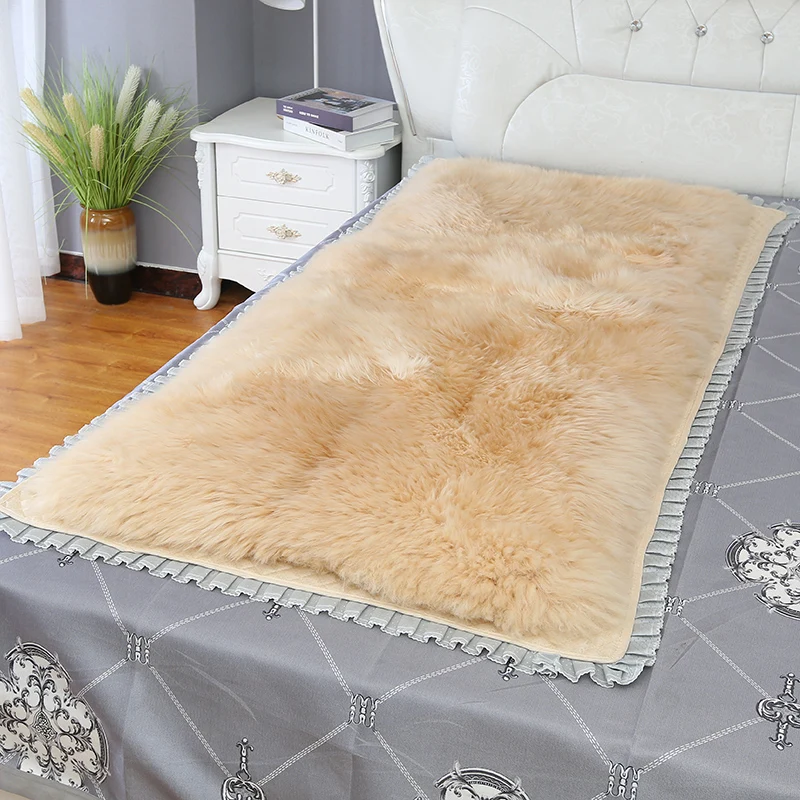 Leather mattress whole sheepskin mattress thick multi-color optional warm Wool padding