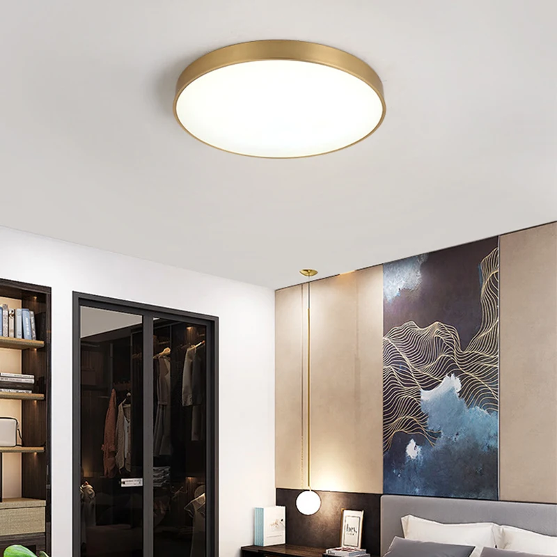 TONDI Modern LED Ceiling Light Simple Round Living Room Bedroom Aisle Balcony Study Kitchen Lighting Fixtures