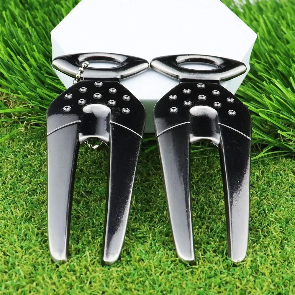 

Precisely Position Golf Ball Fork Non-slip Easy To Use Golf Green Fork High Strength Durable Divot Fork Mark Ball Locations