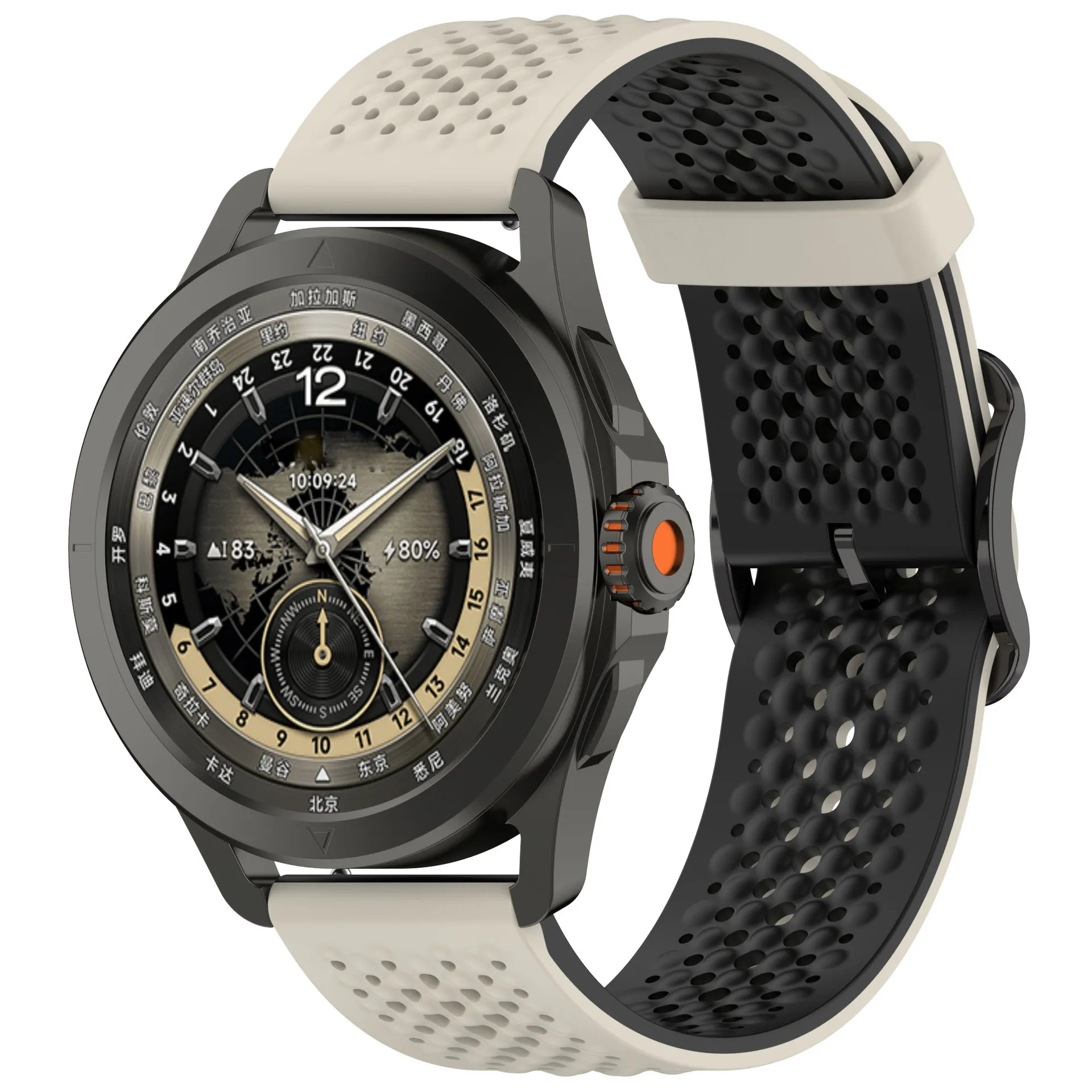 Breathable Silicone Strap for Smartwatches - Sport Edition