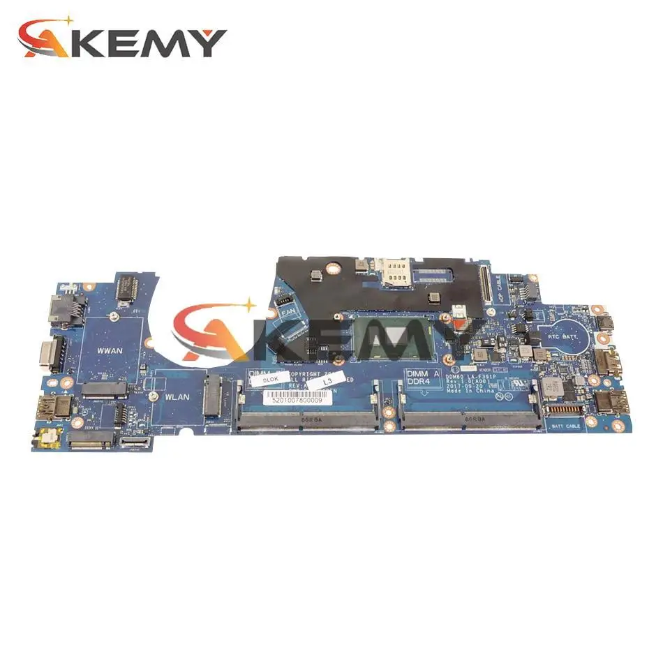 top pc motherboards For Dell Latitude 5290 Laptop Motherboard DDM60 LA-F391P With SR3W0 I3-8130U CPU CN-0TKGT3 0TKGT3 TKGT3 100% Test Fast Ship best motherboard 