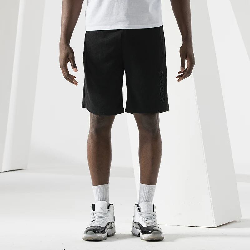 

High End Men's Waffle Style Shorts Fashion Embroidered Pants Summer Casual Outdoor Sports Fitness Pants Street Hip Hop Hot Men's