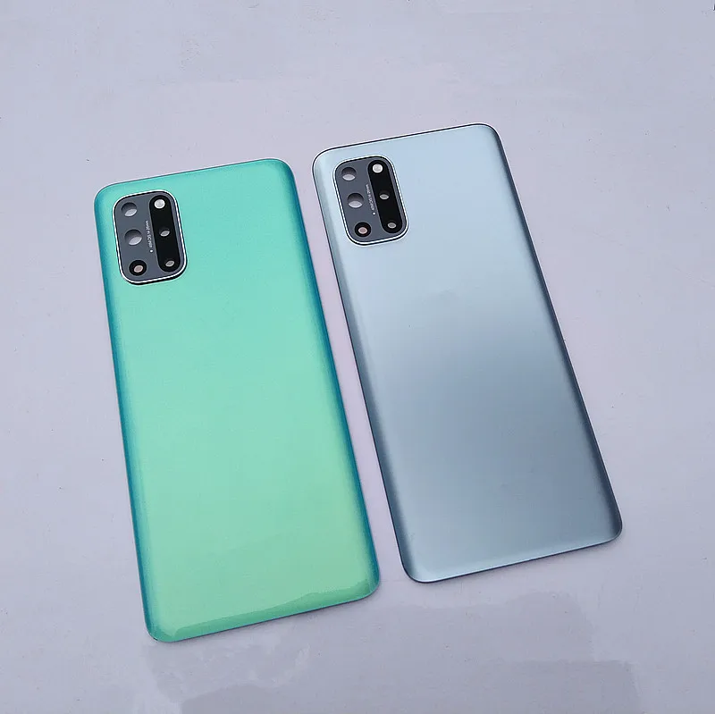 

Oneplus8T Rear Housing For Oneplus 8T 6.55" One Plus Glass Back Cover Repair Replace Phone Battery Door Case + Camera Lens Logo