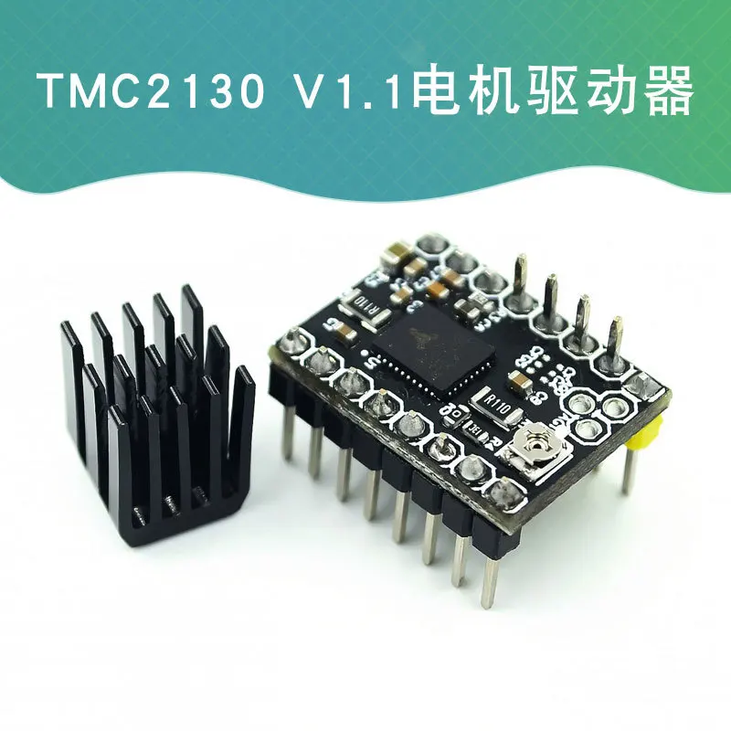 

Аксессуары для 3D-принтера, драйвер шагового двигателя Tmc2130 V1.1, функция Spi, бесшумный драйвер 256, подразделение