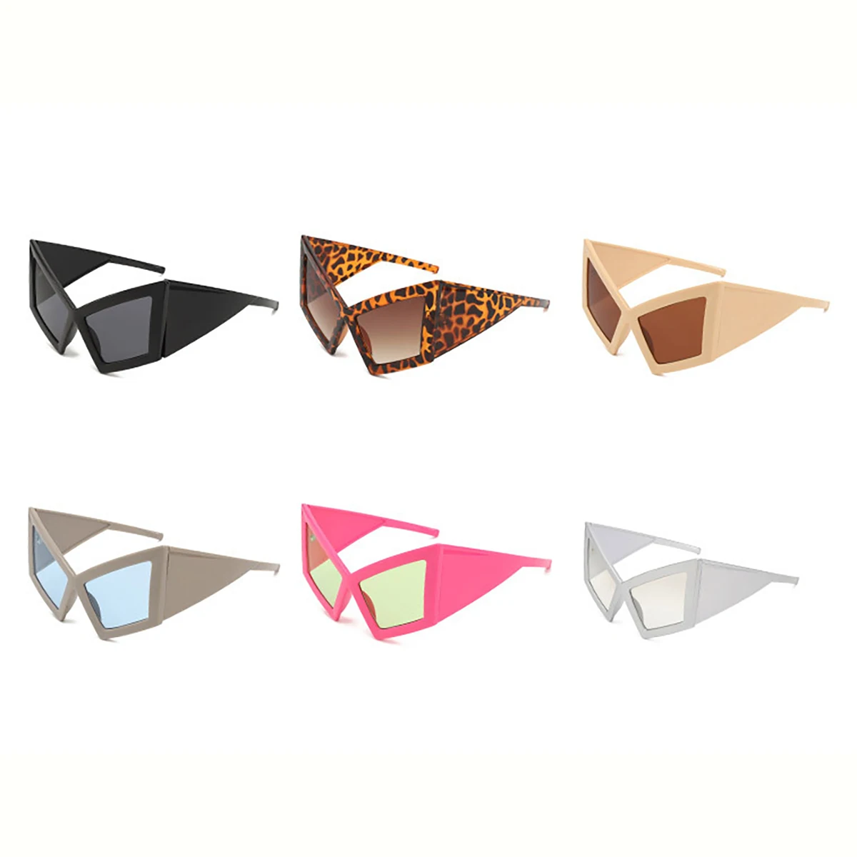 Technology Oriented Glasses Motorcycle Style Sunglasses