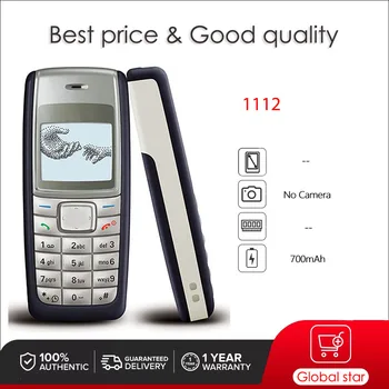 Original Unlocked 1112 2G Mobile Phone - Made in Finland