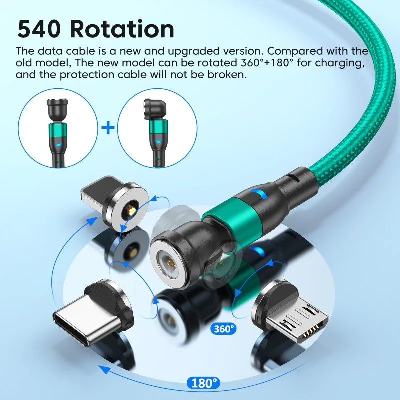 Enhanced Magnetic USB Charging Cable - 3M Length