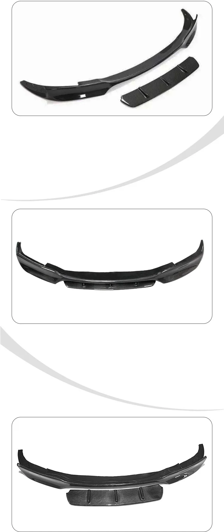 BMW 5 시리즈 M5 F10 F18 차량용 M5 F10 F18 V 스타일 프론트 립 카본 파이버 프론트 범퍼 턱, 카본 파이버 프론트 립