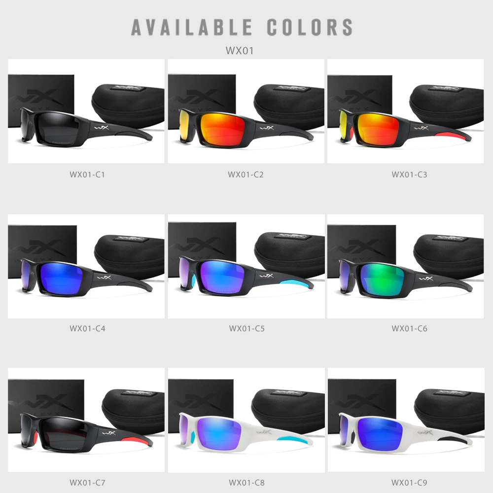 Men's Polarized Sunglasses Cycling Outdoor Sports Anti-Reflective  Performance Sun Glasses Male Biking CE Category3