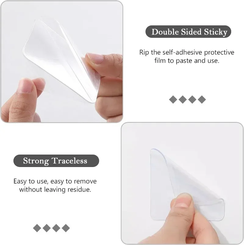 Double Sided Transparent Nano Tape Strong Self Adhesive Paste Wall Stickers Home Kitchen Bathroom Seamless Waterproof Tapes