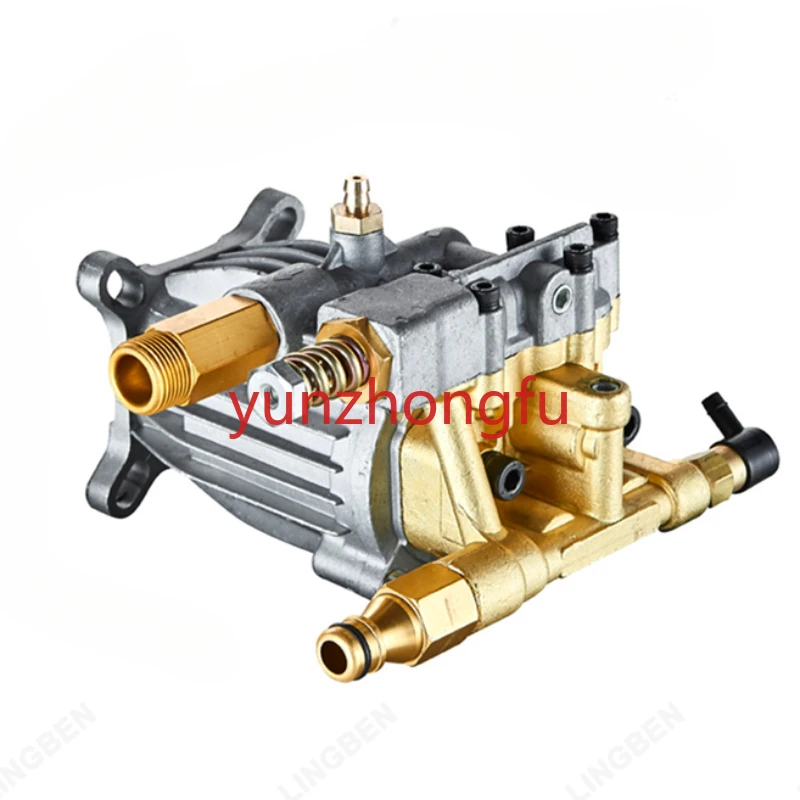 

Spare Parts Copper Plunger Pump 180Bar Good Quality ZheJiang LingBen Machinery High Pressure Washer Car