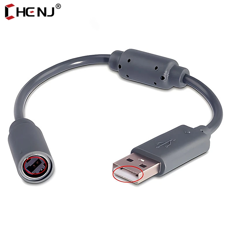 

For Microsoft Xbox360 For Xbox 360 USB Breakaway Cable Line PC Cables Off Cord Adapter With Filter