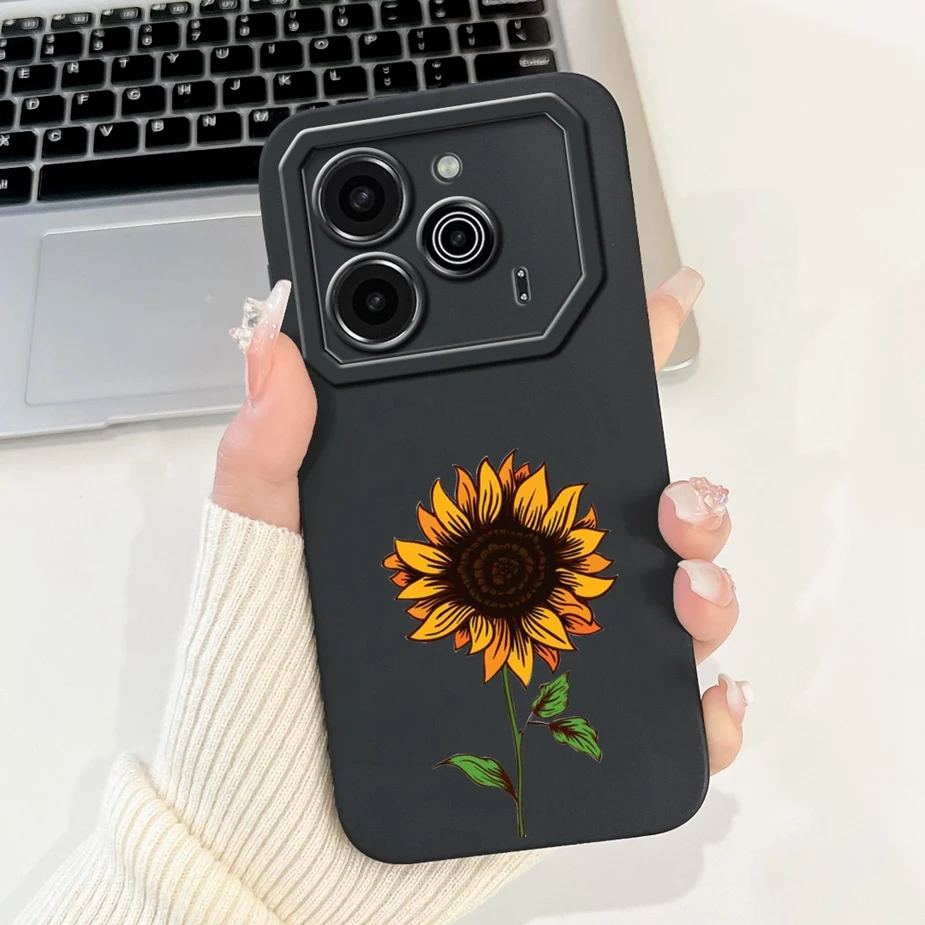 Tecno Pova 6 Pro Candy Painted Soft TPU Phone Case - New Fashion Bumper Cover