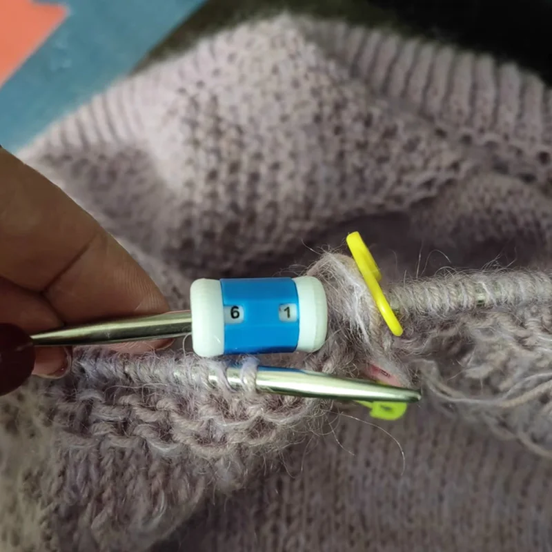 Plastic Knitting Row Counter Tool for DIY Crafts