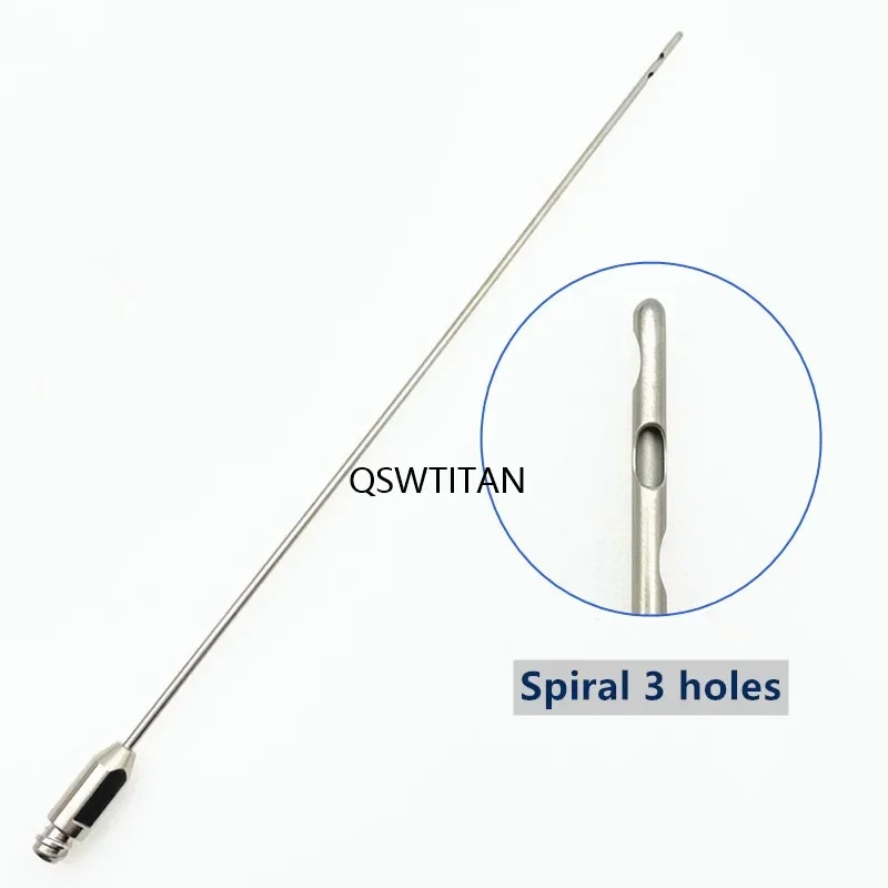 Spiral 3 Hole Liposuction Cannulas Facial Fat Transplant Needle for Liposuction beauty plastic surgical tool liposuction cannula brush