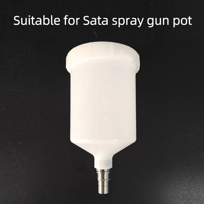 플라스틱 소재 600ml 빠른 제거 나사 씰, SATA 스프레이 건, 페인트 도구 액세서리, 페인트 누출 없음