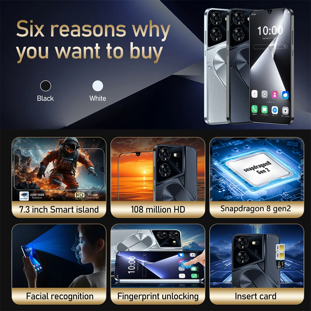 ȵ̵ ̽  ޴,  5  Ʈ, 5G 7.3 HD ũ, 108MP  , 