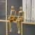 Figurines for Indoor Decoration Home Accessories Nordic Living Room Decor Resin Embellishments Humanoid Gold Abstract Statue 14