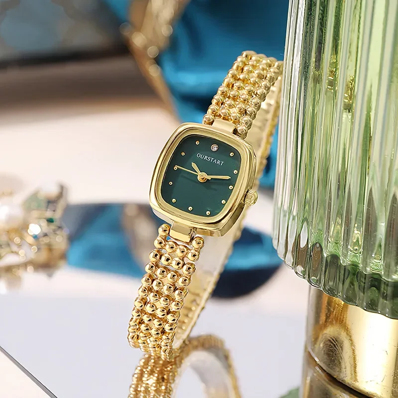 Women Watches,Electronic Watch Women Bracelet Watches Luxury Ladies Quartz Bead Link Strap Wristwatches Clock Ladies Gifts Clock Rel&oacute;gio Feminino