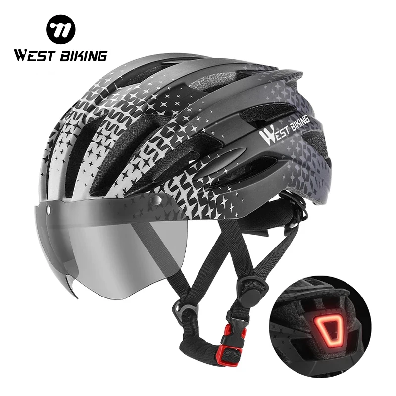 Bici Elettrica Shinmax Casco Bici Con Luce Di Led Elettrico Adulti