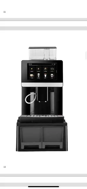 Minibar Cafeteria Touch Screen Automatic Commercial Coffee Machine –  Triangle Bean Machines