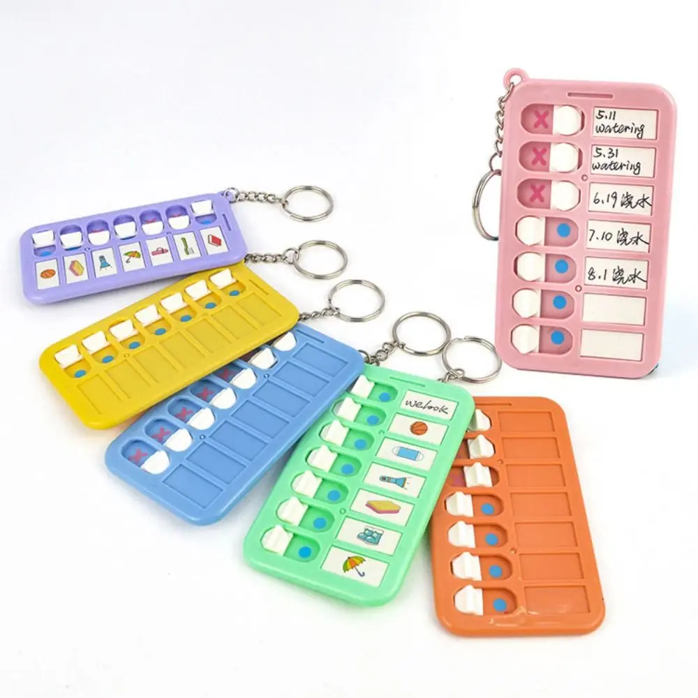 Daily Task Planning Board Self-discipline Punch Card Device Detachable Chores Checklist Schedule Memo Self Discipline Punch Card