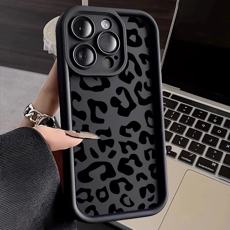 Pink Leopard Print Phone Case - Stylish & Protective Cover