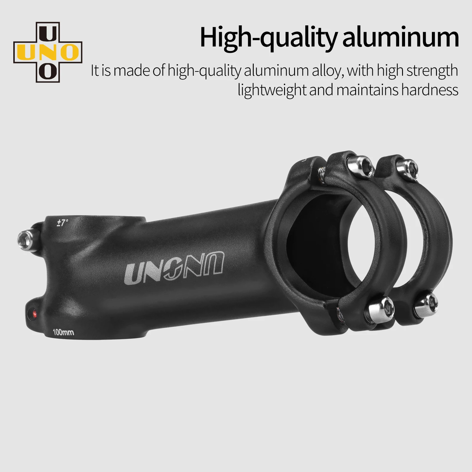 Bicycle Stem UNO Bicycle Stem 7/17/35 Degree Mountain Bike Bridge 28.6mm 31.8mm 60/70/80/90/100/110/120/130mm Road Bike Handlebar Table