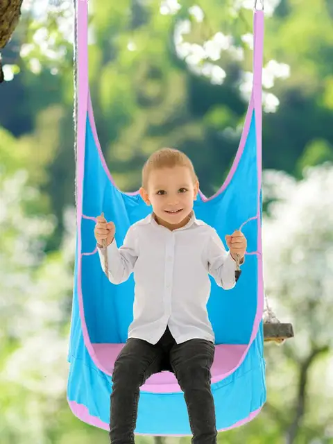 ONERIOME Home Child Pod Swing Chair Hammock Chair Kids Swing Pod