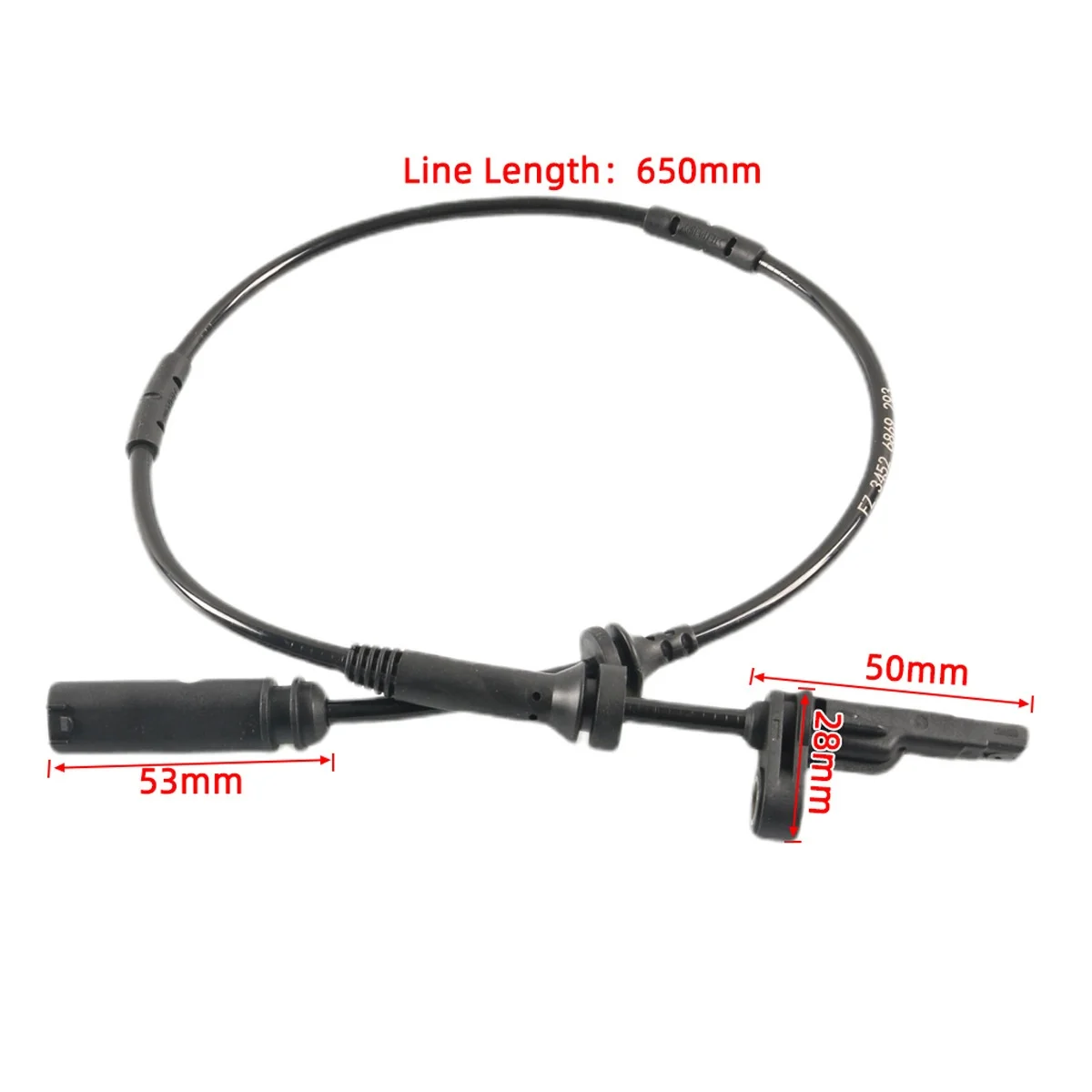 Rear ABS Wheel Speed Sensor 34526869293 for BMW 2011- X3(F25)/ 2015- X4(F26) 34526788645, 34526855050